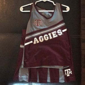 A&M Aggies cheerleader outfit